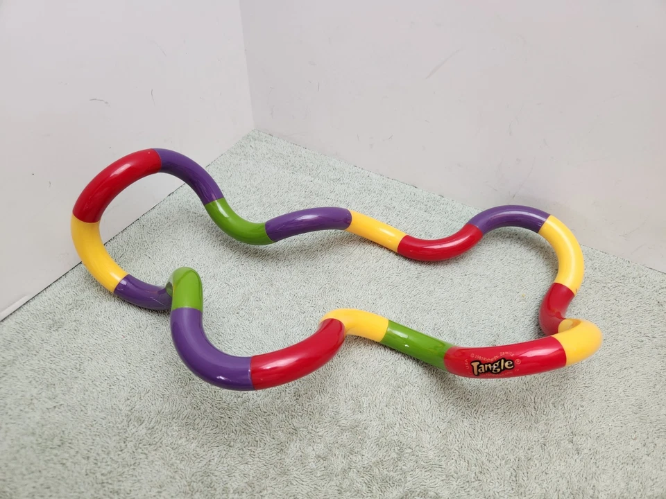 Vintage 1981 Richard X Zawitz Tangle Toy Fun Party Art Fidget Toy Vibrant! - Image 3 of 4