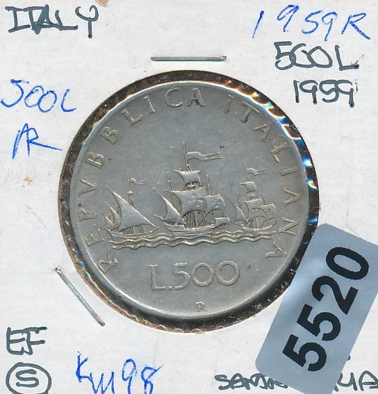 Silver 1959 Italian Coins (1861-Now) for sale | eBay