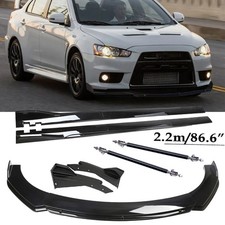 For Mitsubishi Lancer Front Bumper Lip Body Kit Spoiler Side Skirt Rear Lip For Mitsubishi Lancer Front Bumper Lip Body Kit Spoiler Side Skirt Rear Lip