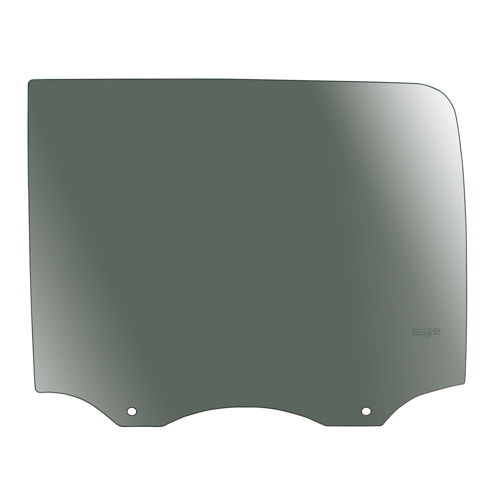 Passenger Right Rear Door Window Glass For 2015-2022 Ford F-150 Crew Cab