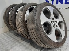Genuine 18 Inch VOLKSWAGEN GOLF CADDY Alloy Wheels & Tyres 1K0601025BA MONZA