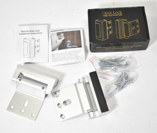 Security Door Lock Guard Heavy Duty Satin Nickel Steel Privacy Latch Mounting