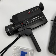 Canon 310XL Super 8 Zoom Movie Camera Manual Focus Battery Check Lens Cover Case