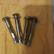 CQ 88 Hex Head Sleeve Anchors Zinc Plated Steel Pack of 4