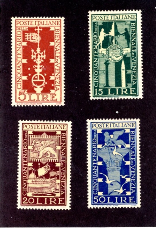 ITALY--Complete Set Scott #510-#513