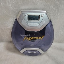 Philips 45 ESP4 Jogproof Portable CD Player Model AX5015/17 Tested Working Y2K