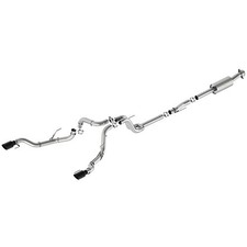Ford F150 2021-2025 Extreme Exhaust, Black, Bumper Exit, M-5200-FEBRB