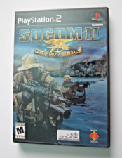 PS2 Playstation 2 Socom US Navy Seals ll  2 complete no scratches