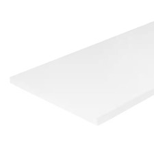 12 In. W X 36 In. D, White, Laminate Decorative Wall Shelf Free Ship NEW