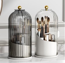 Sliding Lid Toothbrush Organizer,Rotating Toothbrush Holder,Porta Cepillos De