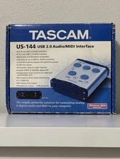 TASCAM US-144 USB 2.0 Audio Recording Midi Interface
