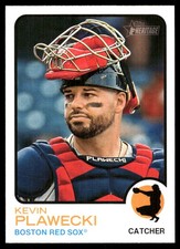 Kevin Plawecki 2022 Topps Heritage #506 Red Sox MLB READ FREE SHIP AutographDen