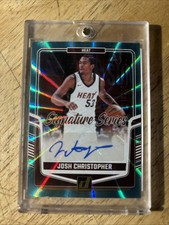 2024 Donruss Signature Series Josh Christopher SS-JCH! Auto Teal /15