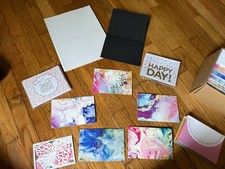 Greeting Card Making Lot Blank Cards Envelopes