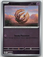 Bramblin 046/094 Common Phantasmal Flames Pokemon Reverse Holo Near Mint