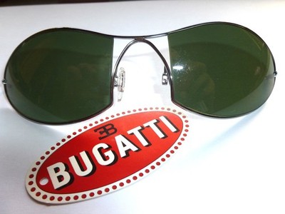 Ettore Bugatti Brille Odotype Ersatzgläser grün - NEU