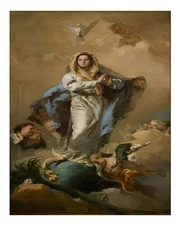 Classic Religious Wall Art Poster - Elegant Baroque Style Home Decor