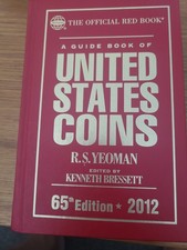 Catálogo de Monedas de Estados Unidos - Libro Rojo 2012. excelente estado
