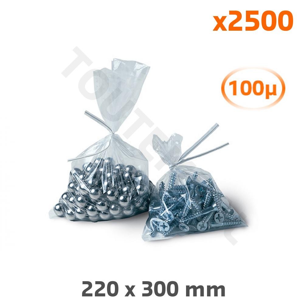 Sachet plastique anti-déchirure 220x300mm protégeant de l'humidité et poussière