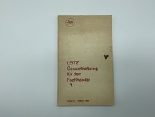 Leitz Wetzlar Complete Catalog For Retailers February 01 1966 Catalog German