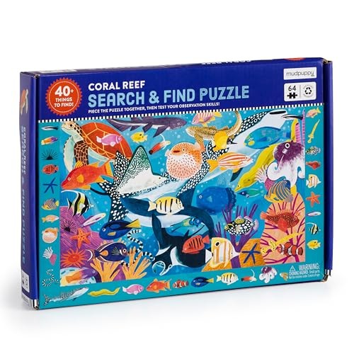 Coral Reef 64 Piece Search & Find Puzzle Mudpuppy - Image 3