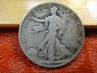 1919 United States Walking Liberty Half Dollar 50c 90% Silver Coin