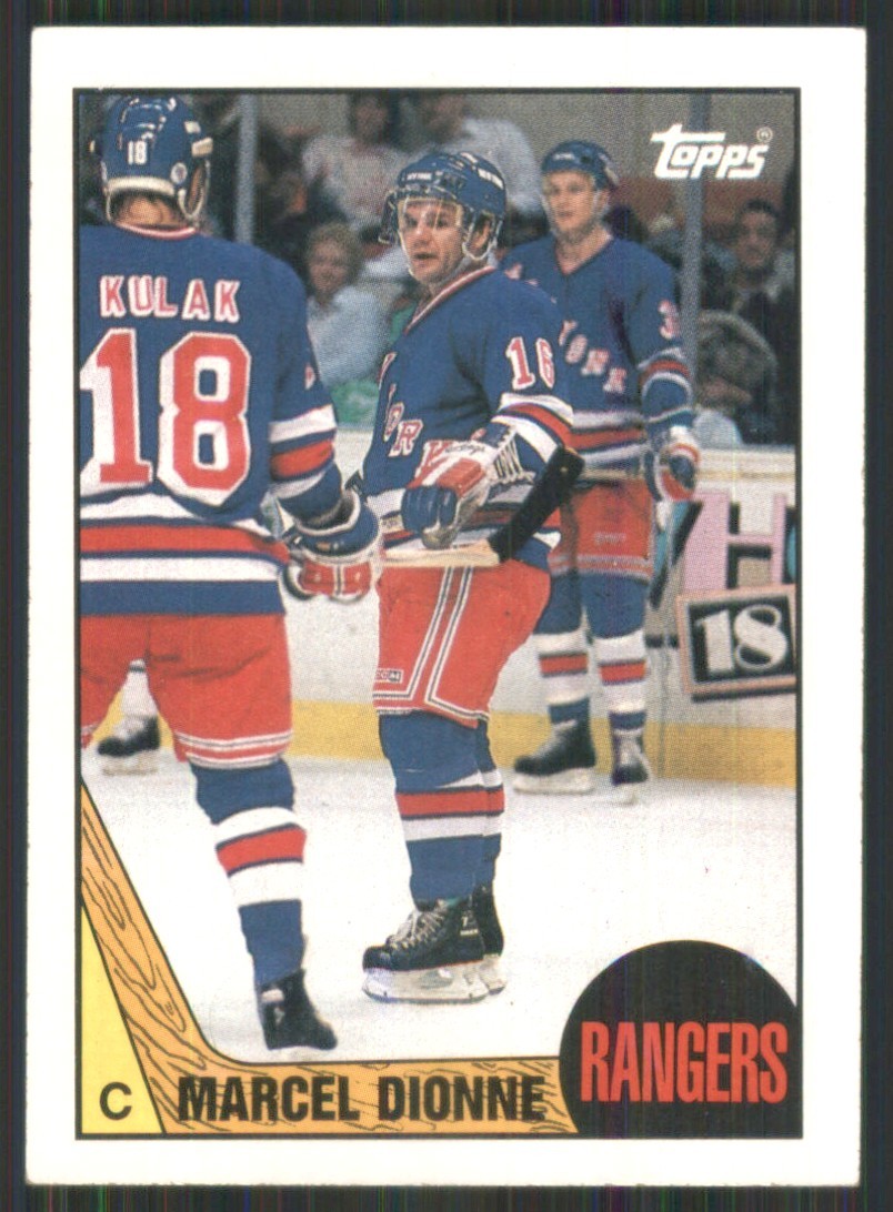 1987-88 Topps #129 Marcel Dionne New York Rangers 15197