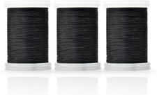 Heavy Duty Upholstery Thread3 Spools Durable Bonded Nylon Thread High-Strengt...