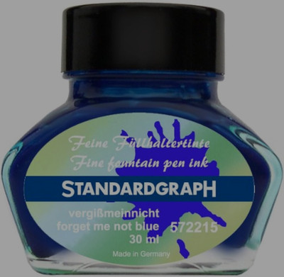 Standardgraph - Feine Füllhaltertinte - Vergissmeinnicht - 572215  30ml  i. Glas