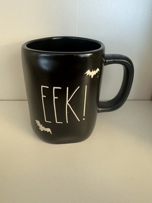 Rae Dunn Tasse - EEK - schwarz - Halloween