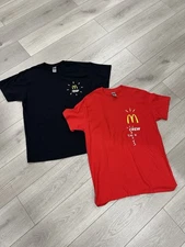 McDonald’s Merch Travis Scott Crew Cactus Jack T Shirt J Balvin Bundle (2) M