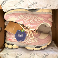 ASICS GEL-NYC Sneaker Creme/Rosa Mesh Low Top Schnürung EU 41,5 MPN …