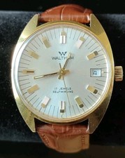 Waltham Automatic Swiss Watch ~ 17 Jewels • FHF-905 Movement • Keeps Great Time