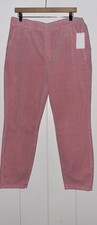 Juicy Couture Corduroy Pants Women 16 NWT Pink Paperbag Barbiecore Academia