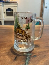 Vintage Old Style Schmidt Sportsman White Tail Deer Buck Beer Mug