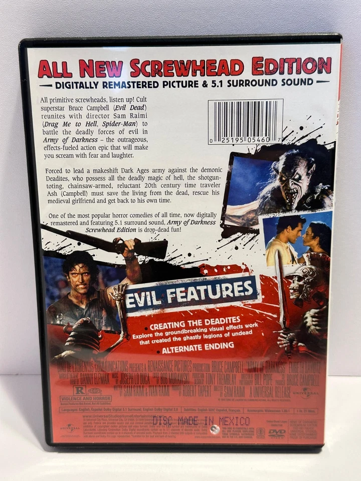Army of Darkness Screwhead Edition DVD - Image 2 of 2