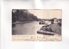 F7776) Postcard, Göta Canal via Söderköping - Ship 1903