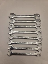 NEW Craftsman 8 Piece Open End Ignition Wrench Set 7/32" Thru 7/16"