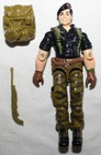 1985 G.I. JOE FLINT v.1  with Backpack & Gun (Figure Needs a New O-Ring)