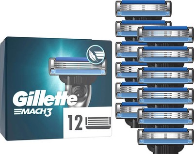 Gillette Rasierklingen, Mach3, 12 St