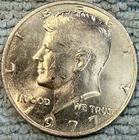 1977 Kennedy Half Dollar Coin No Mint Mark. Ms Condition See Photos BU Coin