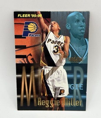 1995/96 Fleer - Reggie Miller ''Firm Foundation'' #330 Indiana Pacers