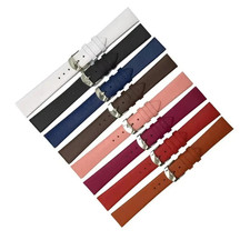 Genuine Leather Ladies Watch Strap 12–22mm Women’s Soft & Thin Replacement Band