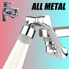 Metal 1080  Rotating Metal Faucet Sprayer Kitchen Saving Water Nozzle Tap Bathro