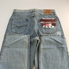 Vintage Levi's 550 Jeans Mens 36x30 Y2K Blue Relaxed Fit Straight Leg Denim