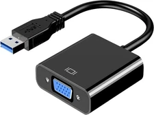 USB to VGA Adapter for Monitor, VGA to USB 3.0/2.0 Converter 1080P Multi-Display