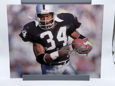 Bo Jackson Raiders NFL Signed Autographed Photo Authentic 8X10 COA