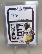 2025 National Treasures Collegiate #125 Kaleb Johnson College Bowl Logo /10