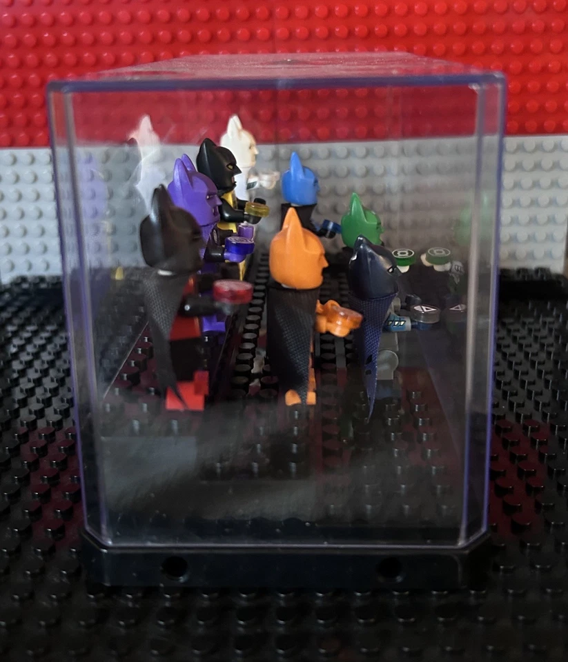 Lote de minifiguras LEGO personalizadas BATMAN LANTERN verde amarillo blanco negro azul rojo Foto 3 de 4