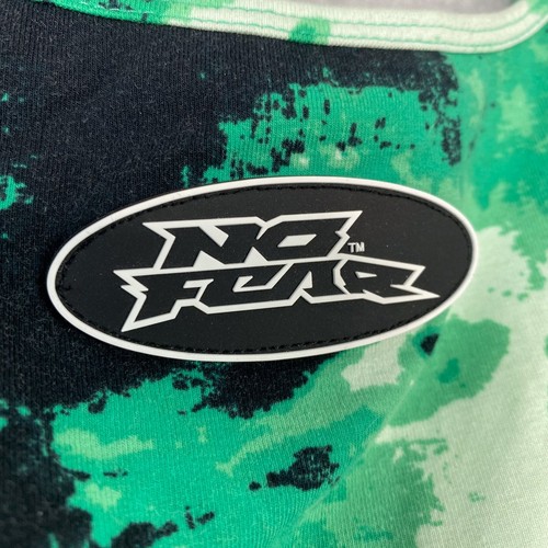 No Fear x H&M Womens S Green Black Jersey Crop Top - 第 2/5 張圖片
